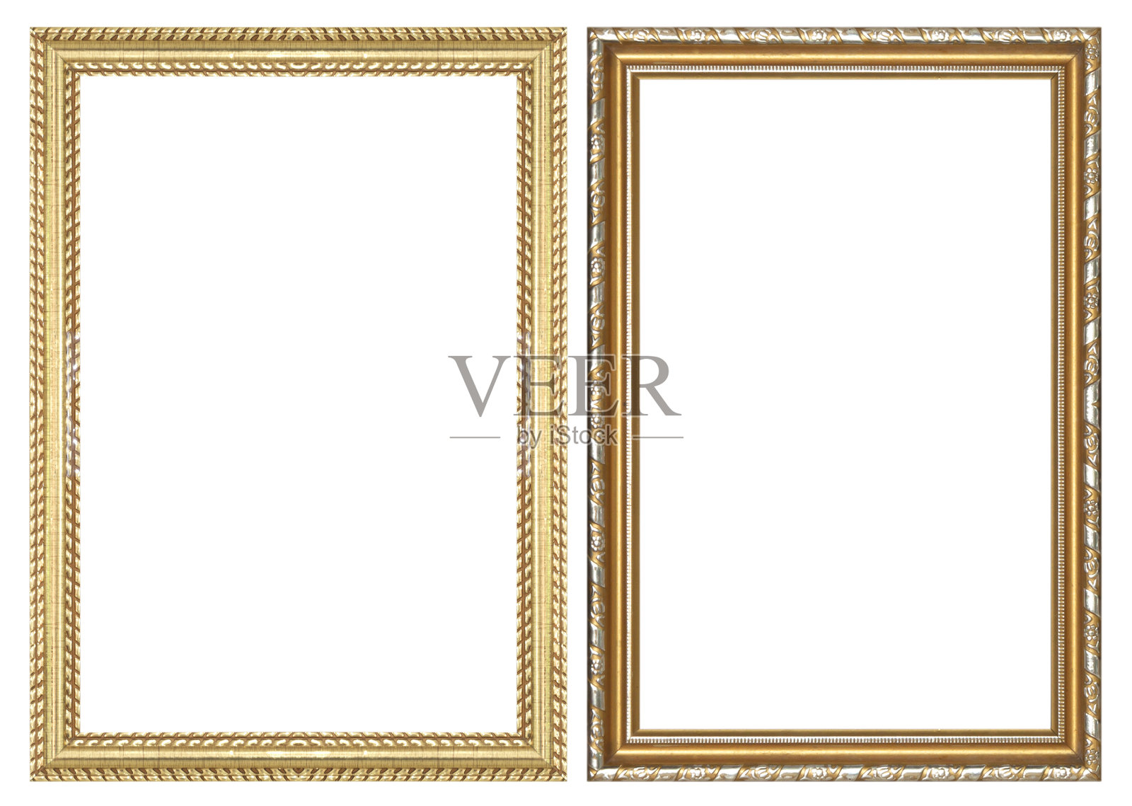 古董金色的框架照片摄影图片