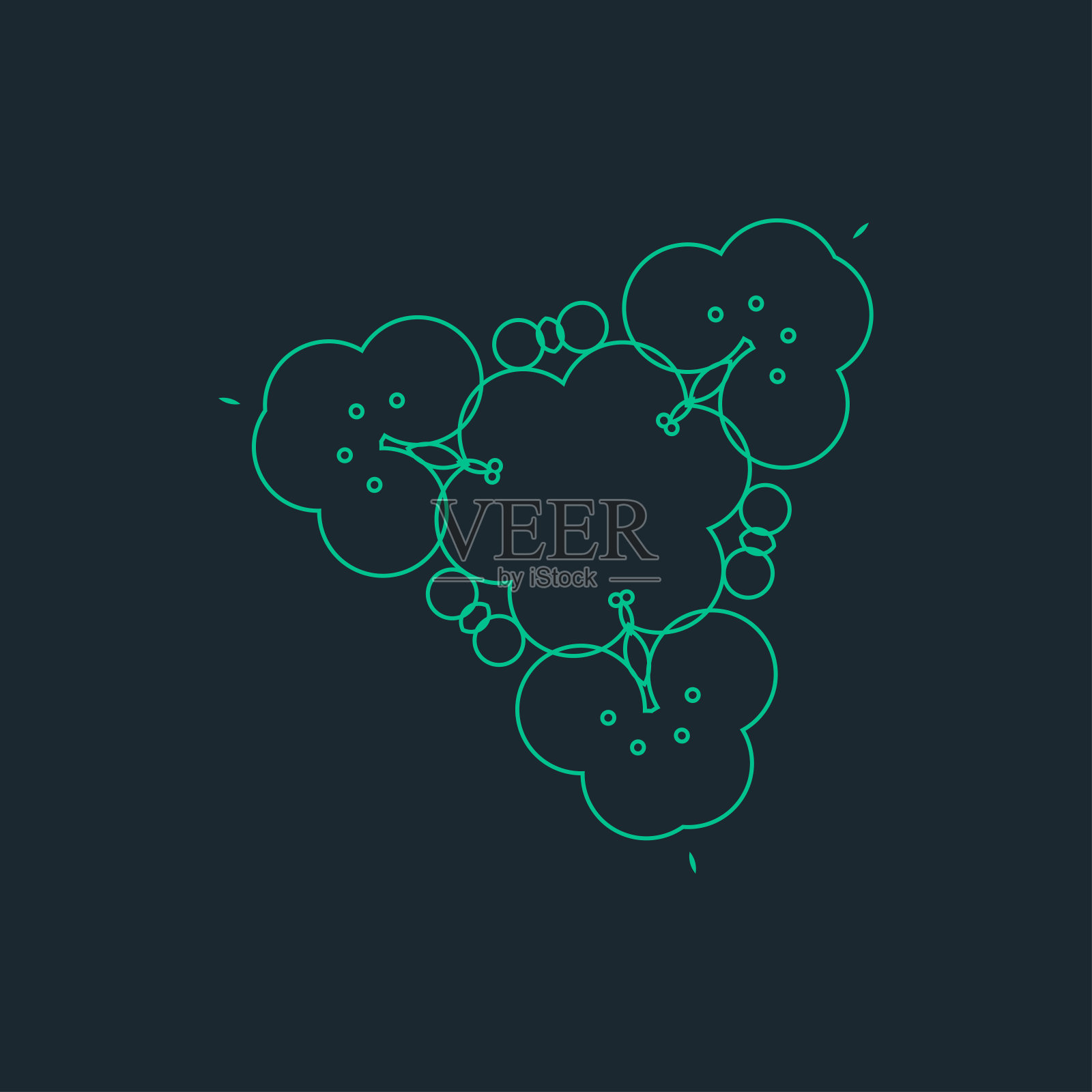 矢量装饰背景与图案风格插画图片素材