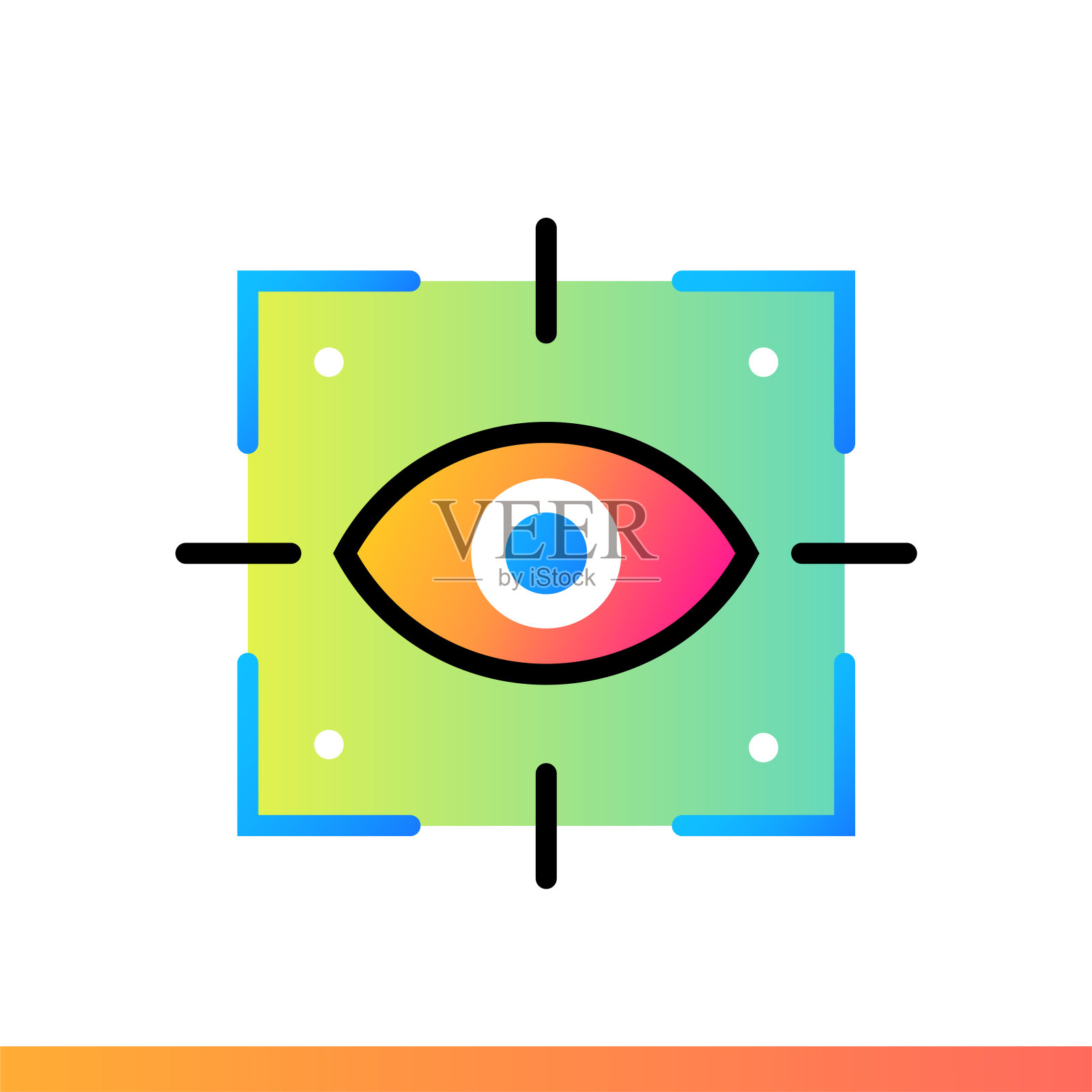 平面视觉图标创业。适合移动应用程序，网站和演示插画图片素材