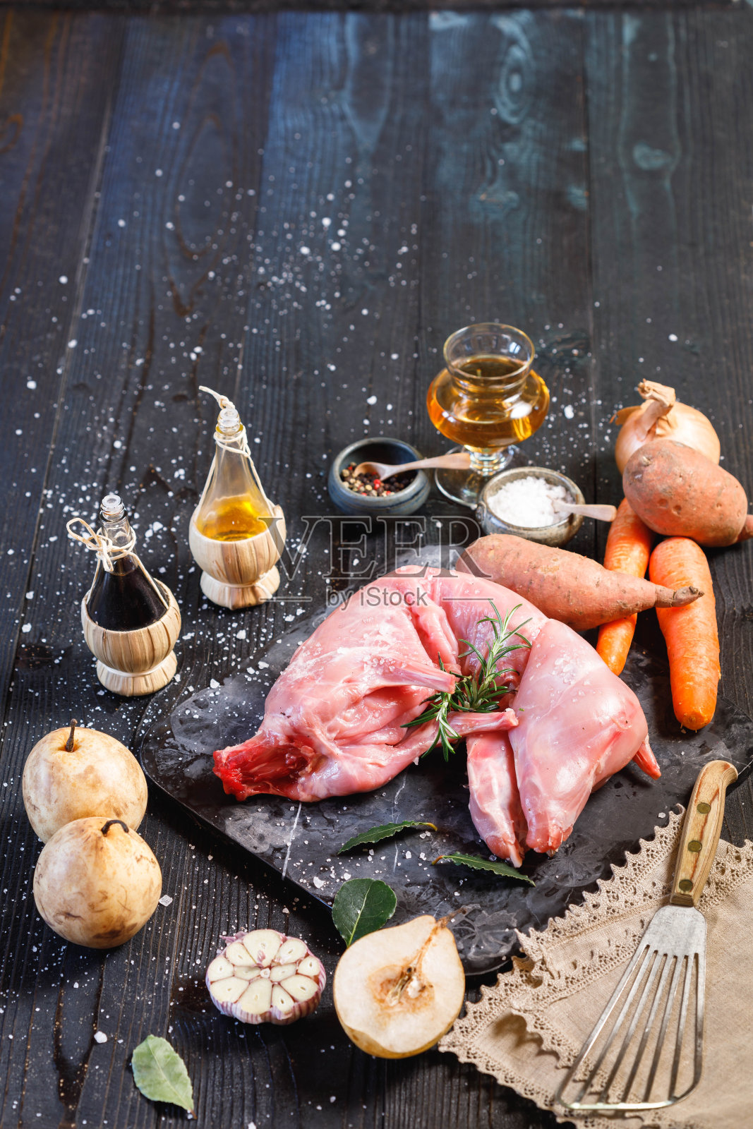 兔子,生肉照片摄影图片