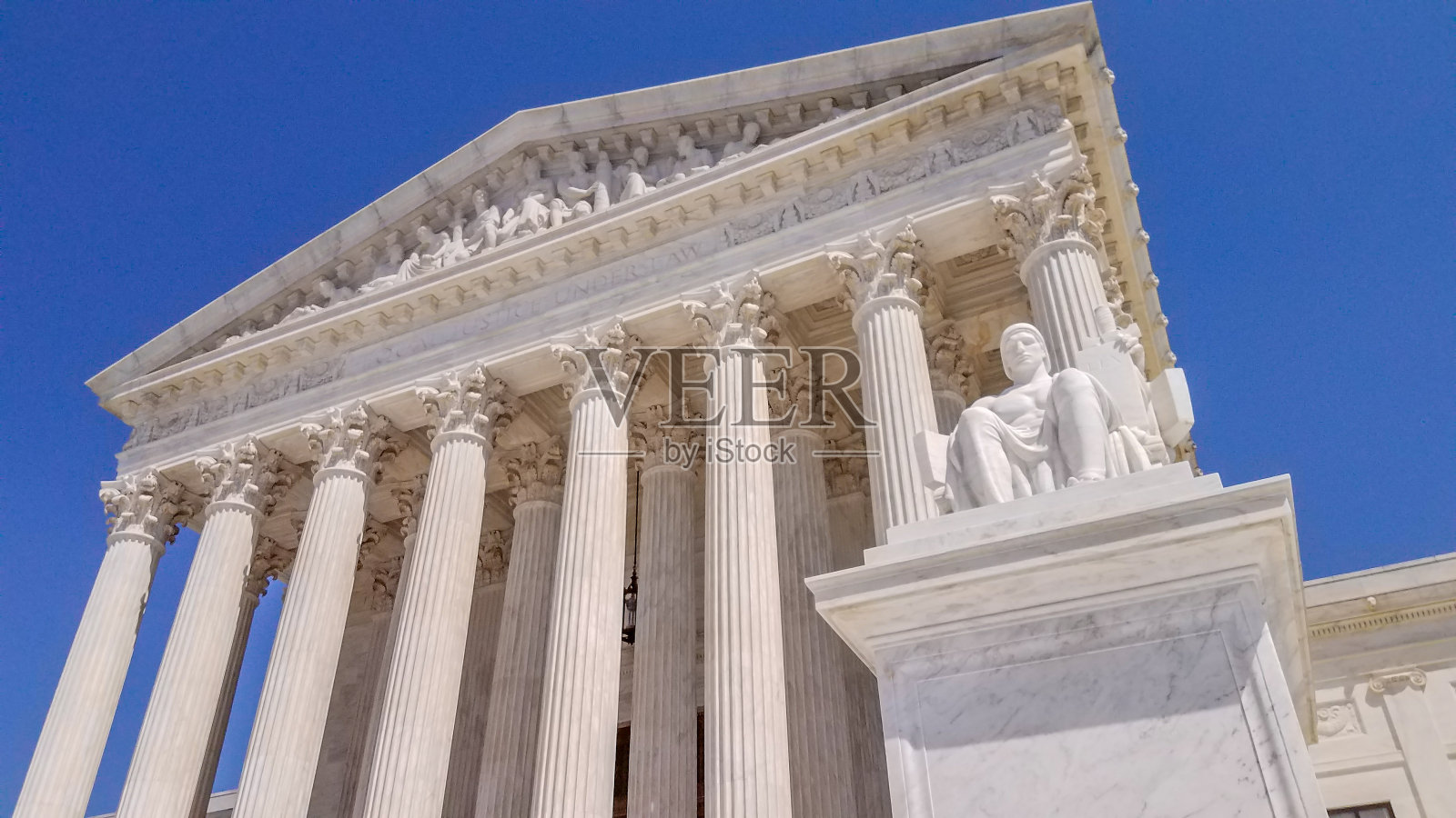 华盛顿特区的美国最高法院照片摄影图片