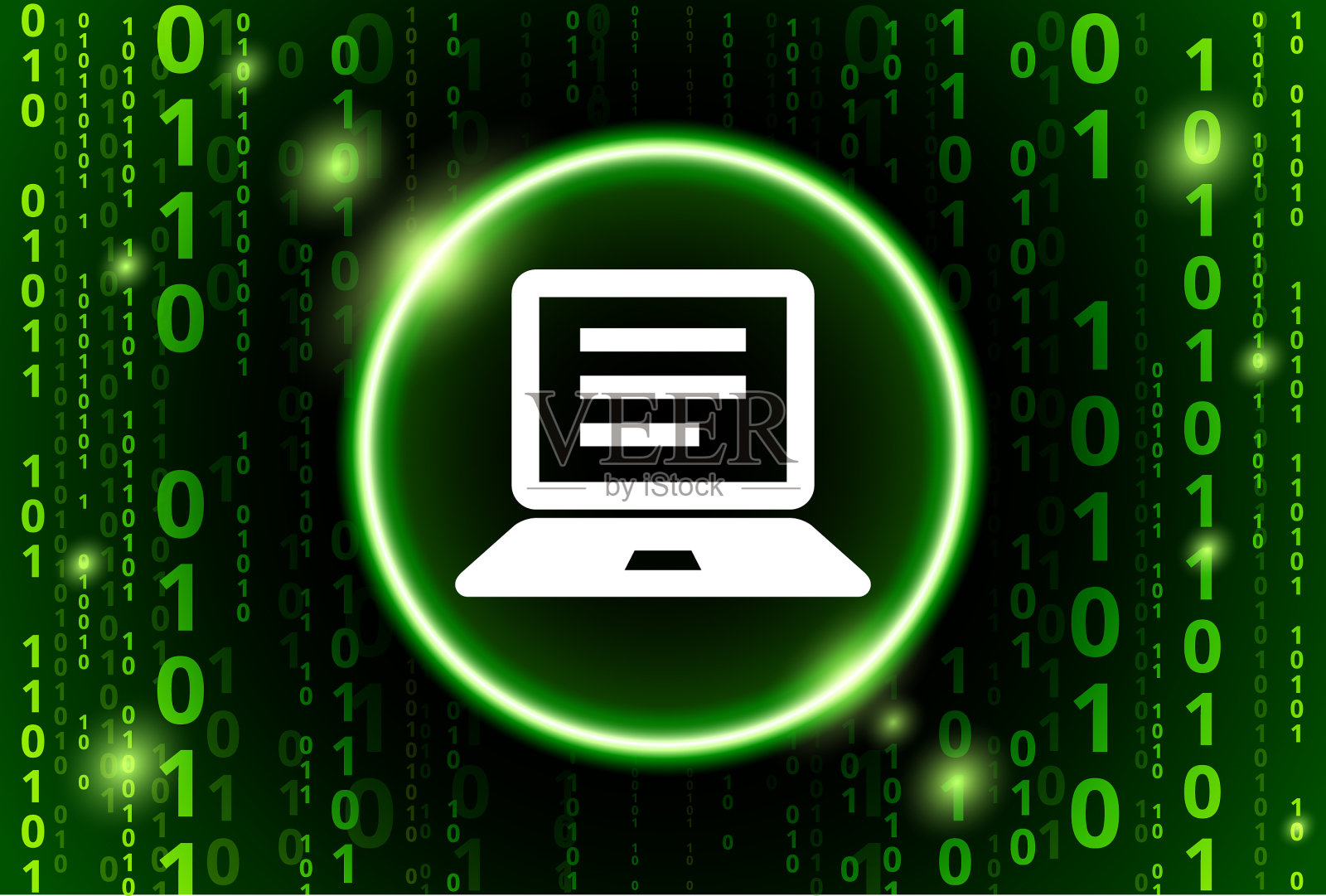 计算机文档二进制码向量模式背景插画图片素材