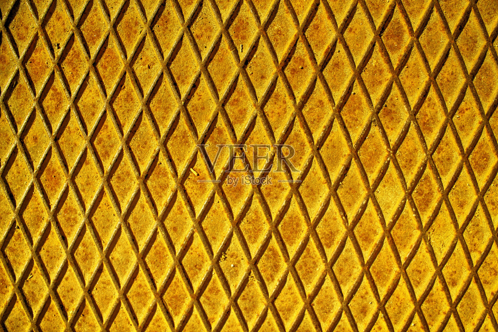 橙色铁背景，锈迹斑斑，表面开裂照片摄影图片