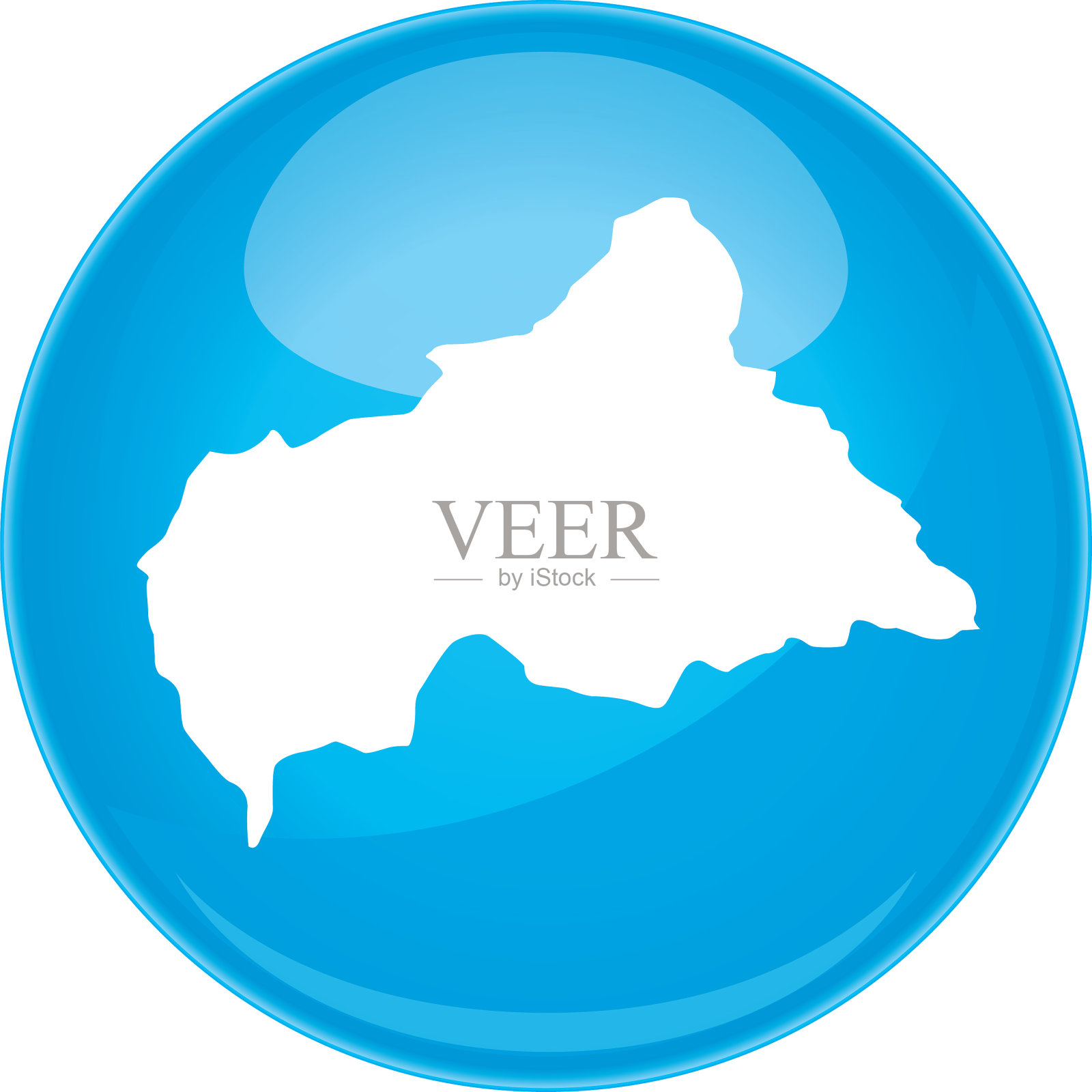 中非共和国版图插画图片素材