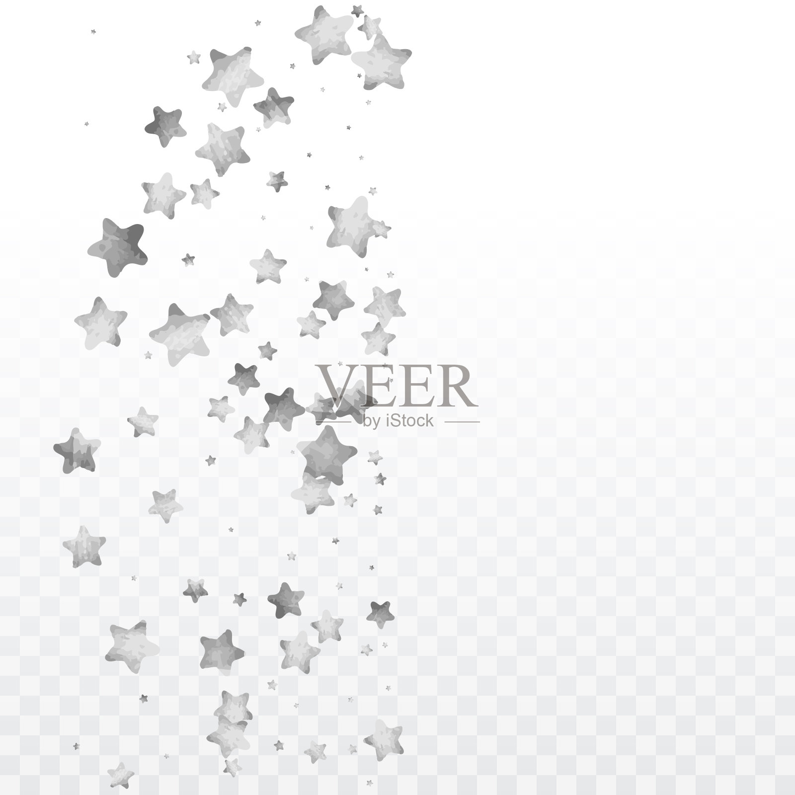 一轮黄金五彩纸屑。插画图片素材