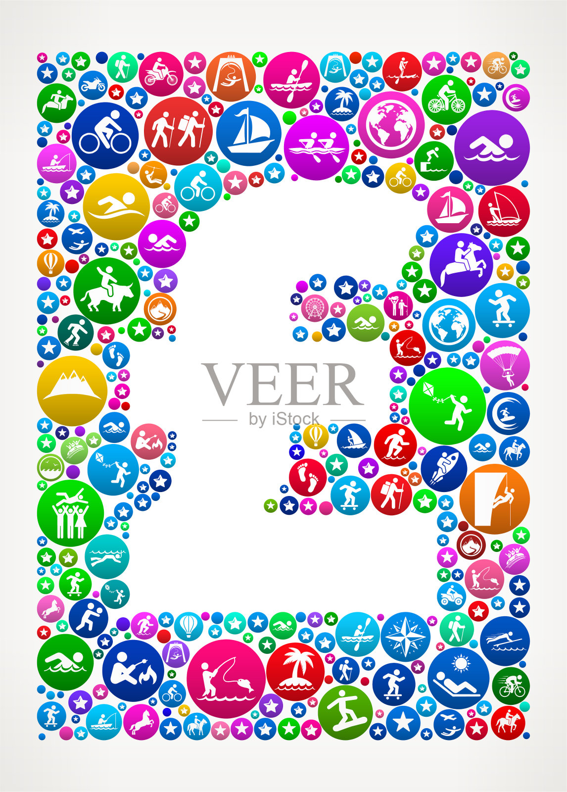 磅冒险旅行矢量图标模式插画图片素材