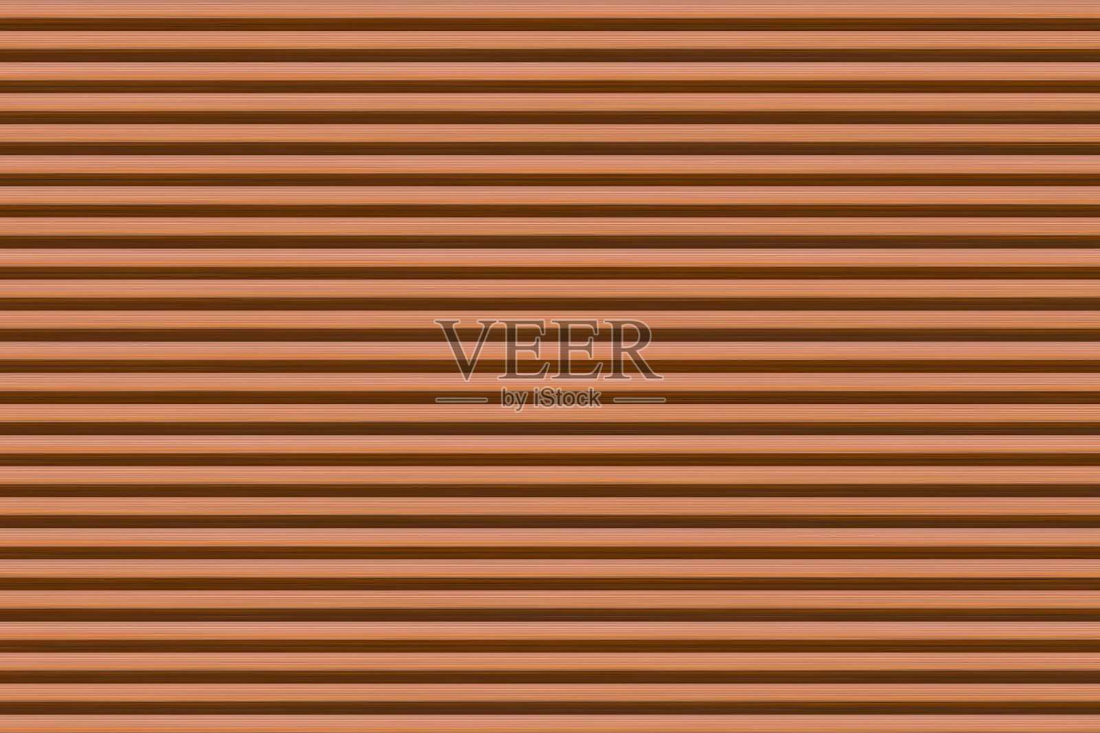 无尽的棕色背景，水平窄条纹，棕色和深色立体图案照片摄影图片