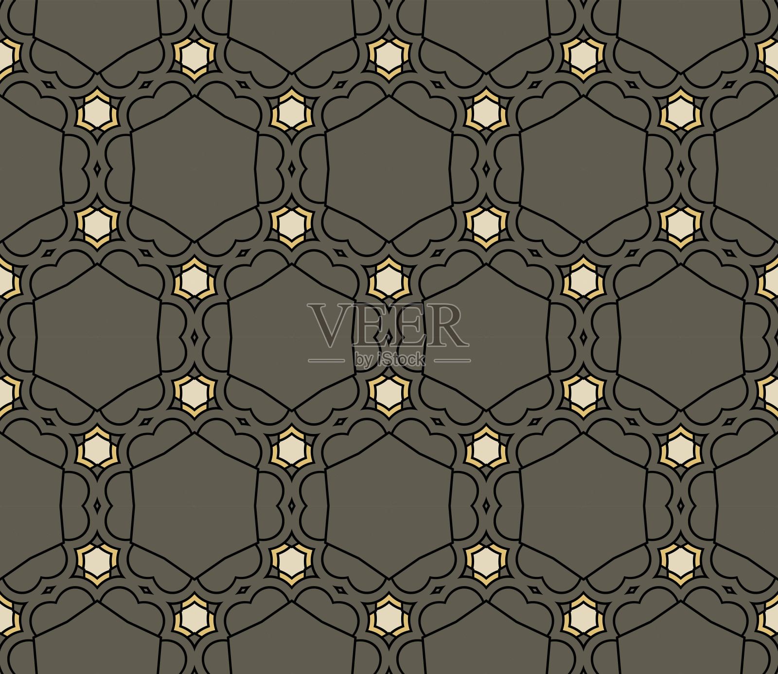 一套明亮的无缝图案背景。矢量插图设计。抽象的几何框架。时装设计。插画图片素材