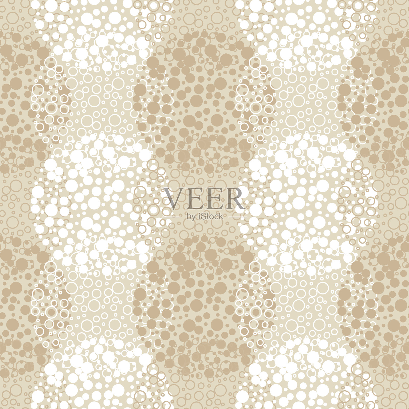 圆点无缝图案。几何背景。点点滴滴的纹理。五颜六色的球。潦草的纹理。Тextile融洽。插画图片素材