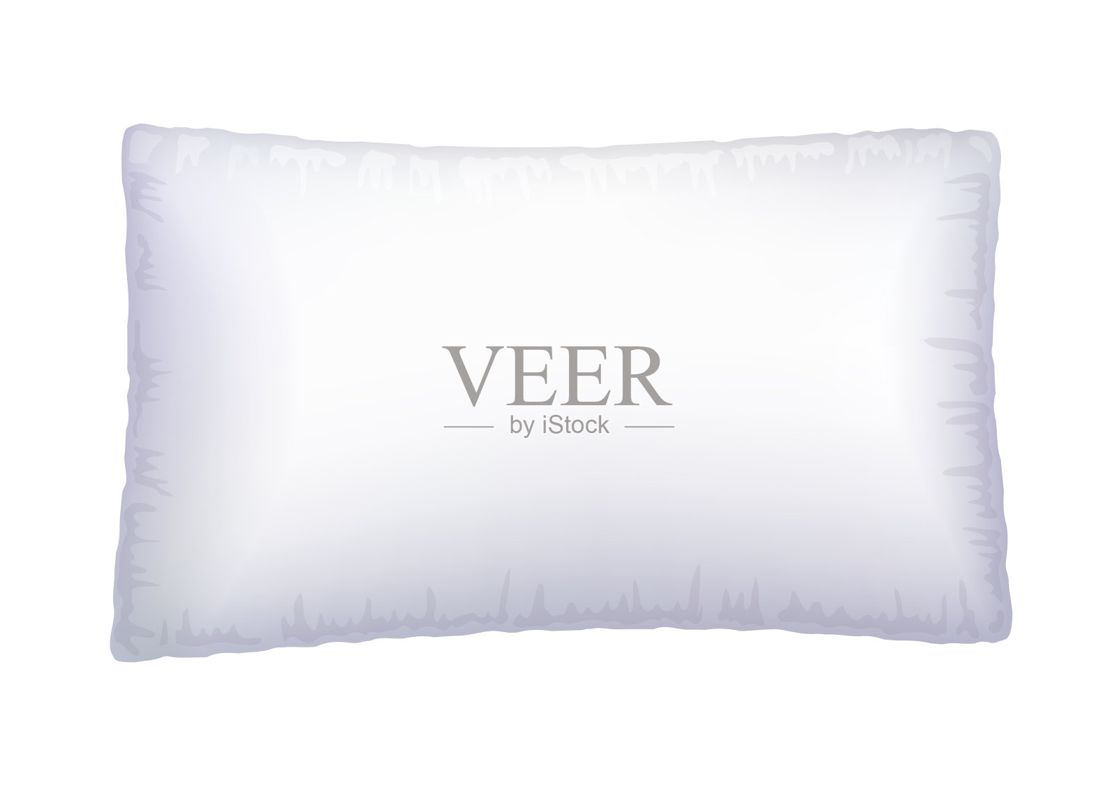 白色的枕头。设计元素图片