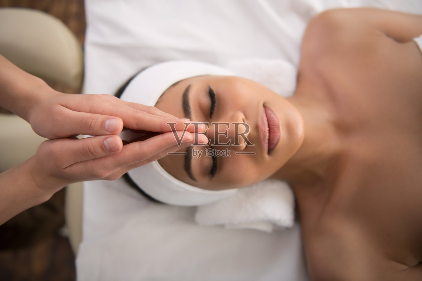 俯视图女性的手照片摄影图片