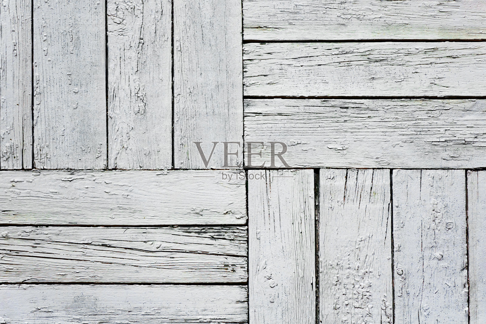 老化剥落的白色油漆木板照片摄影图片