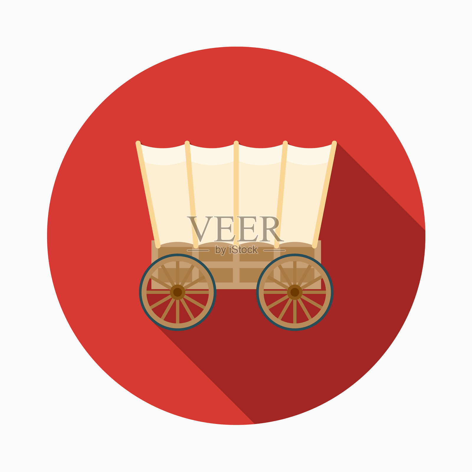 货车平面设计西方图标插画图片素材