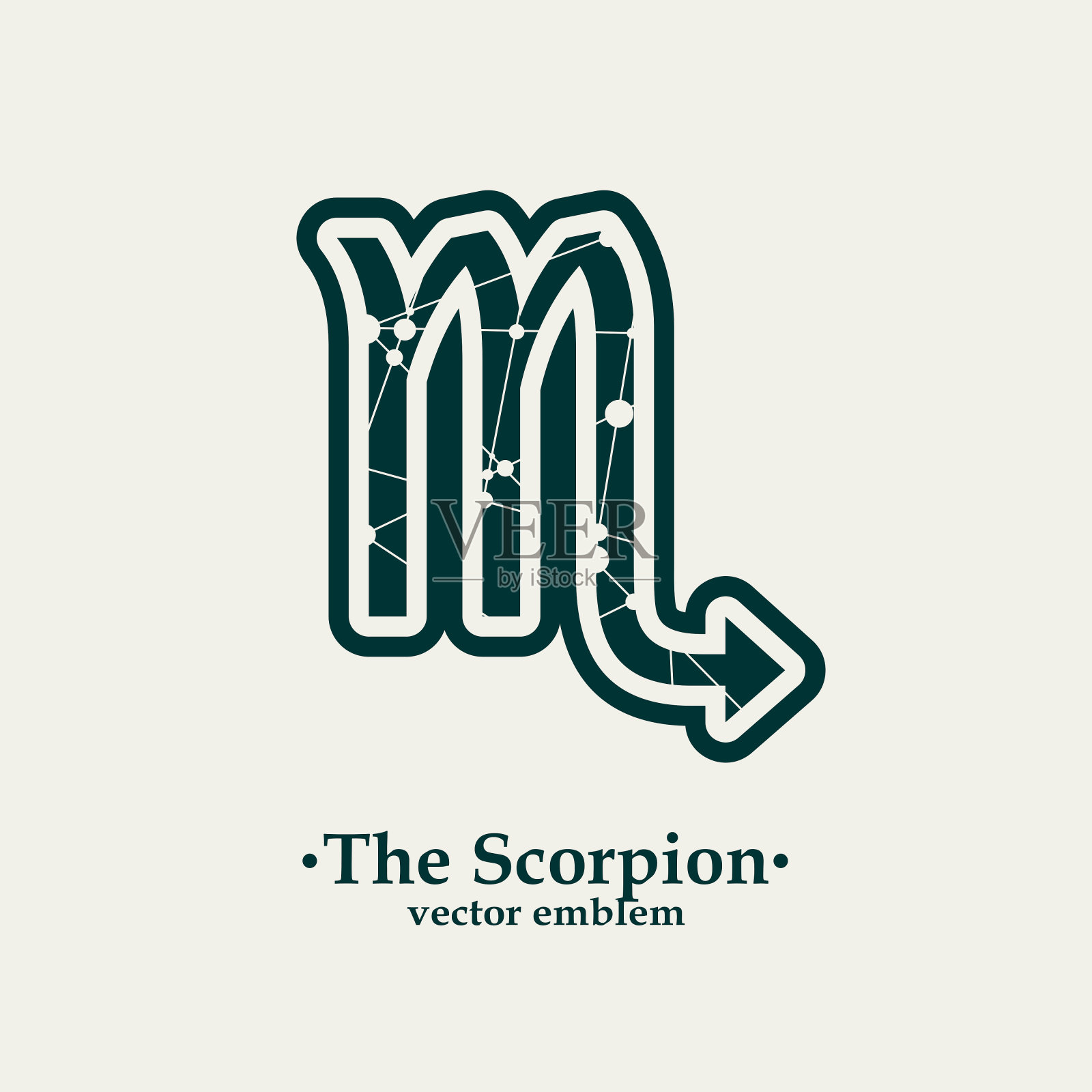 星座符号图标插画图片素材