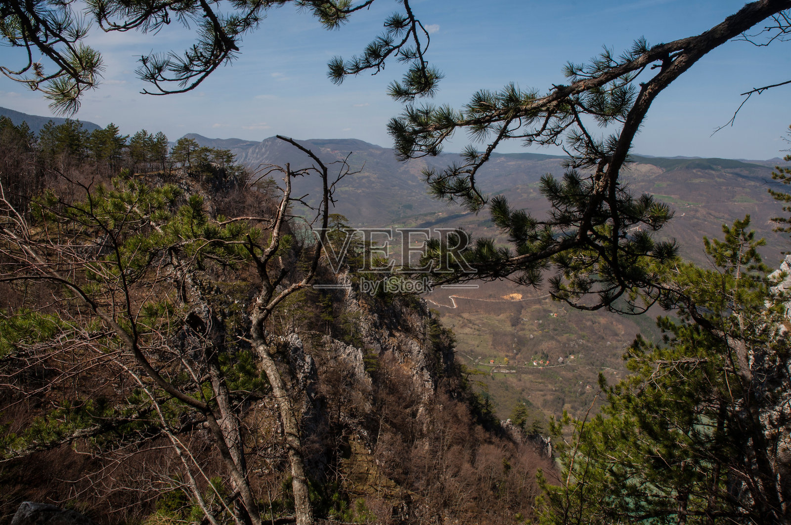 德里纳峡谷照片摄影图片