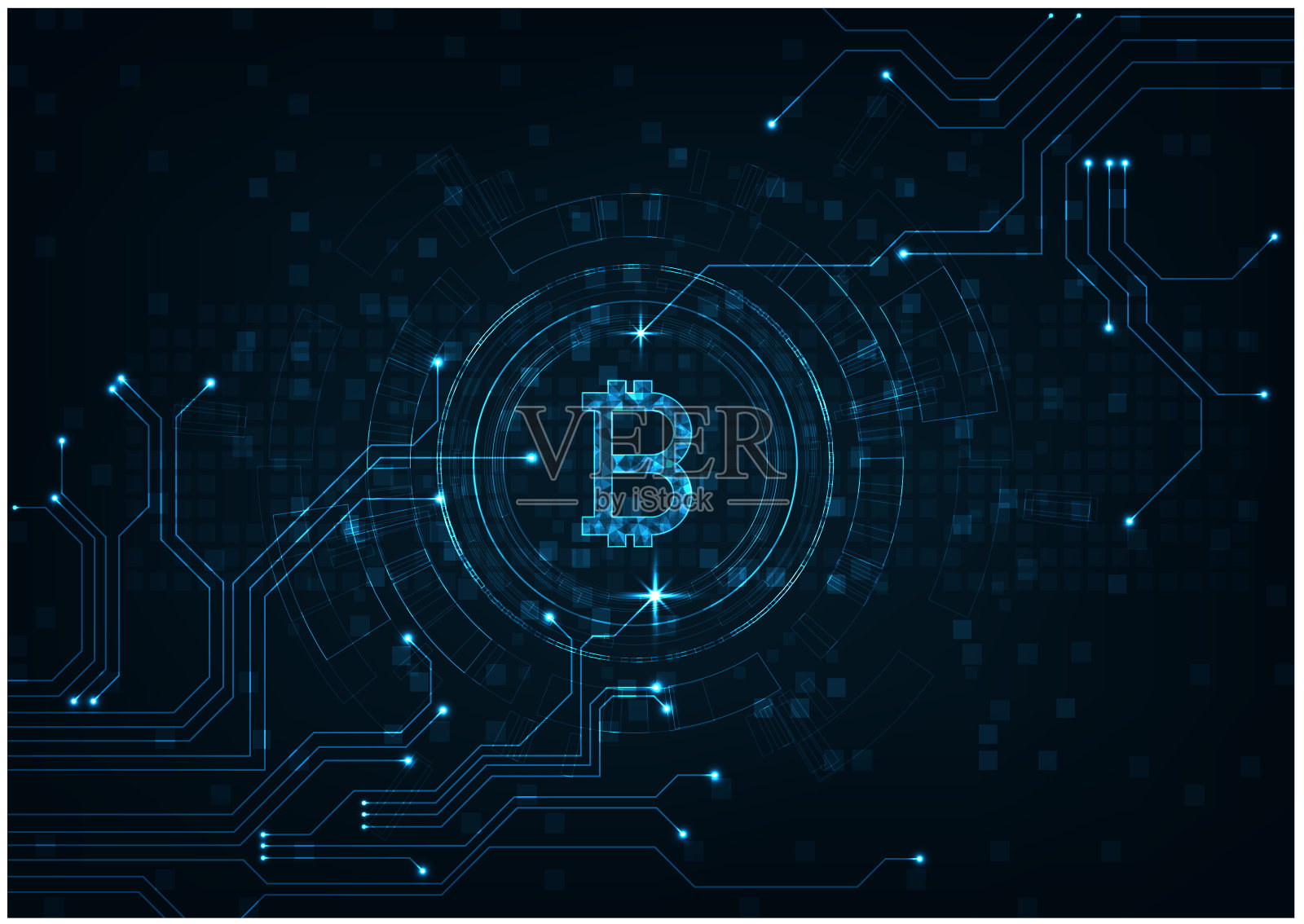 比特币的概念插画图片素材