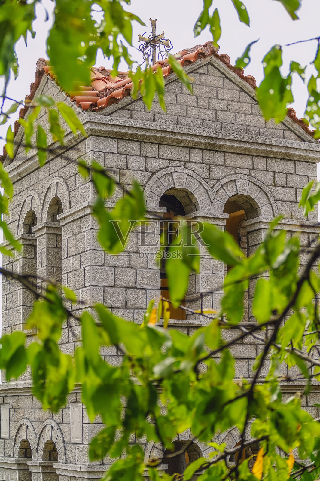 迈特拉修道院有令人难以置信的岩石和景观。希腊照片摄影图片