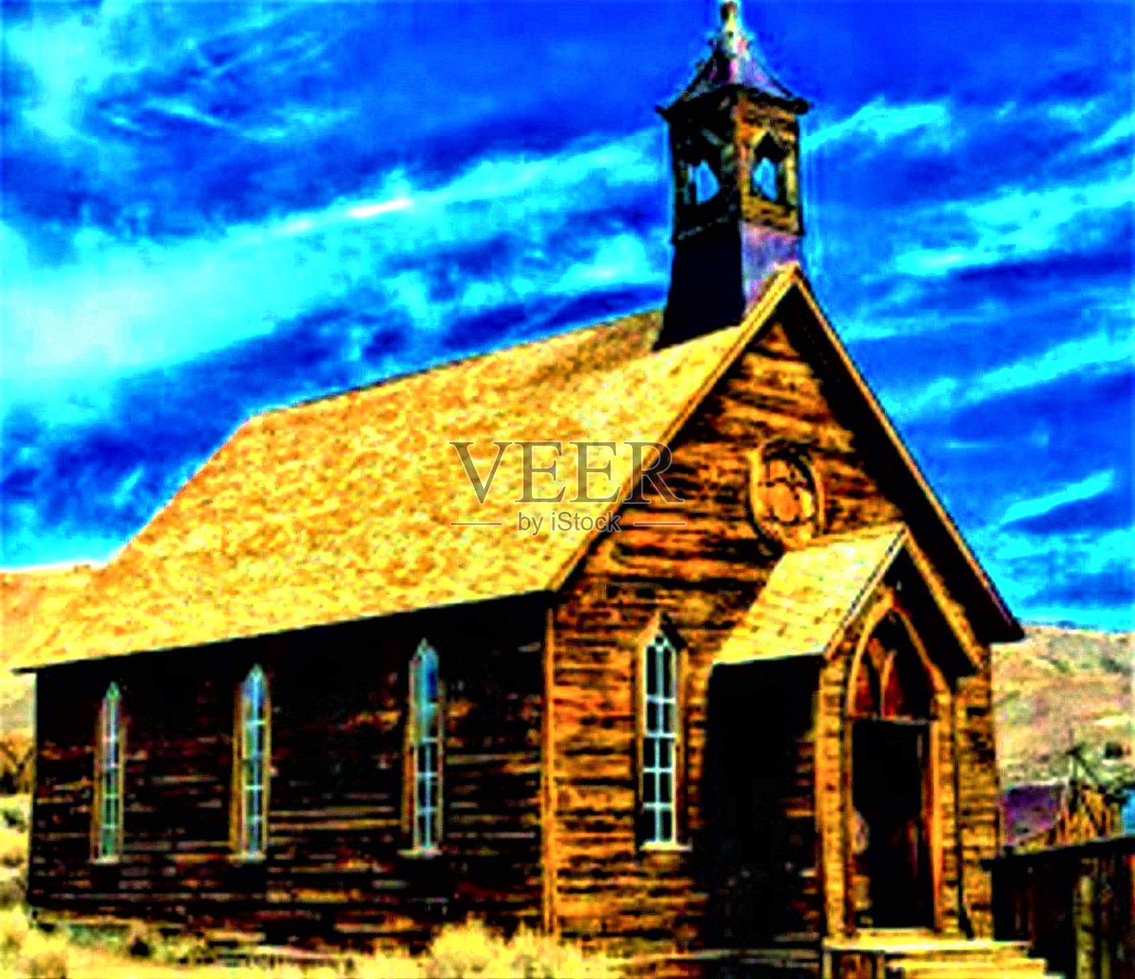 木教堂照片摄影图片