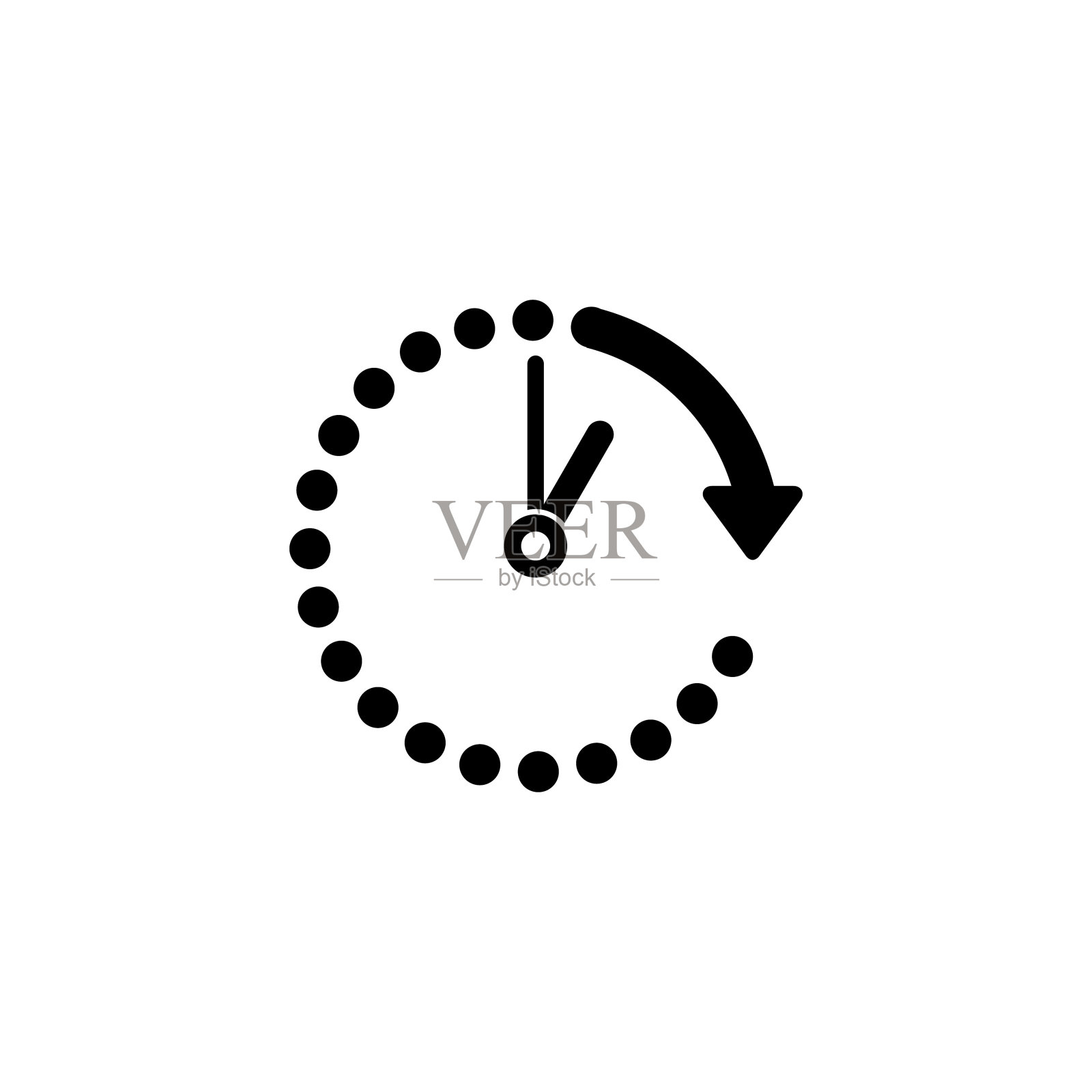 通过时间矢量图标图标素材