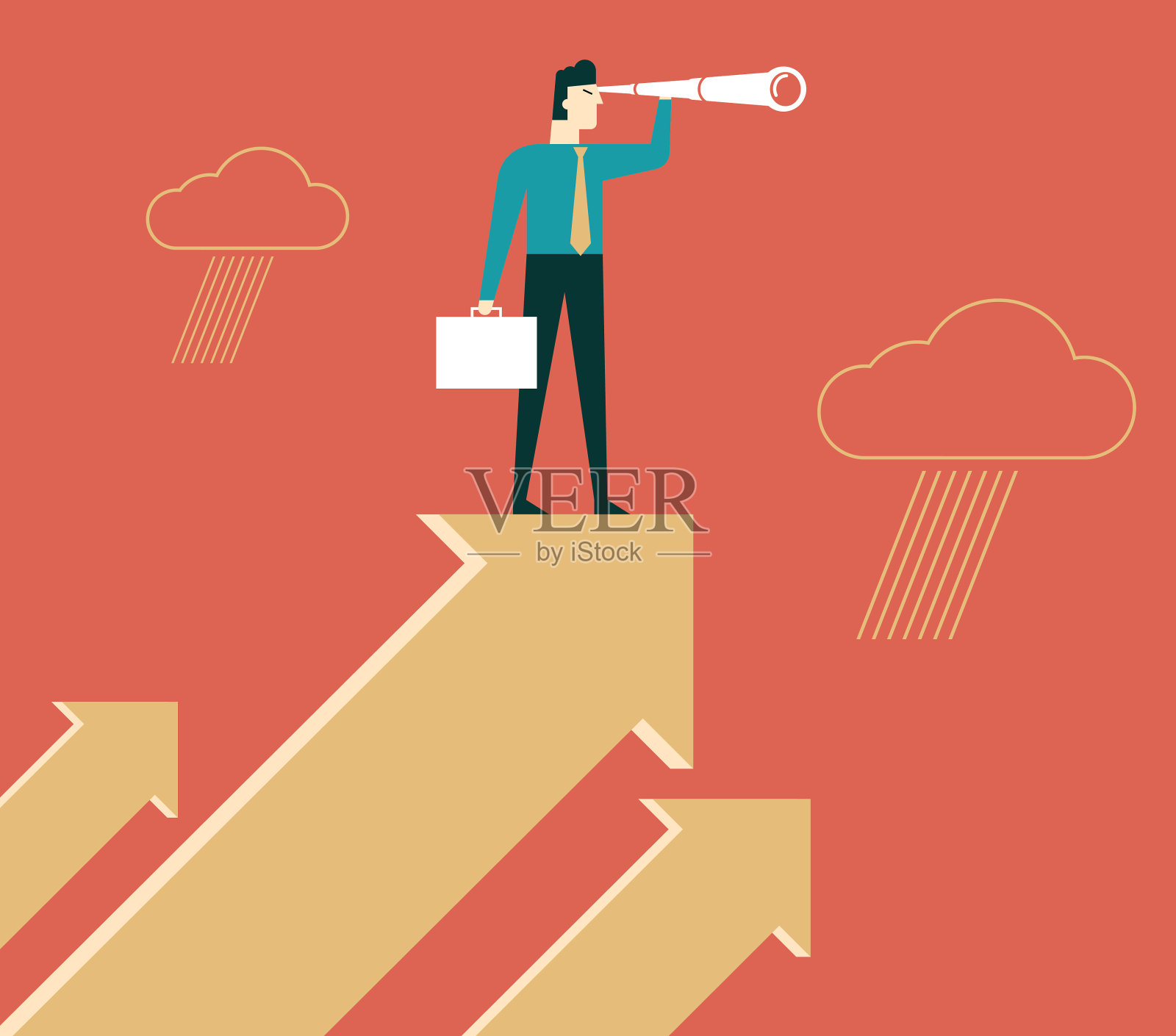 寻找机会插画图片素材