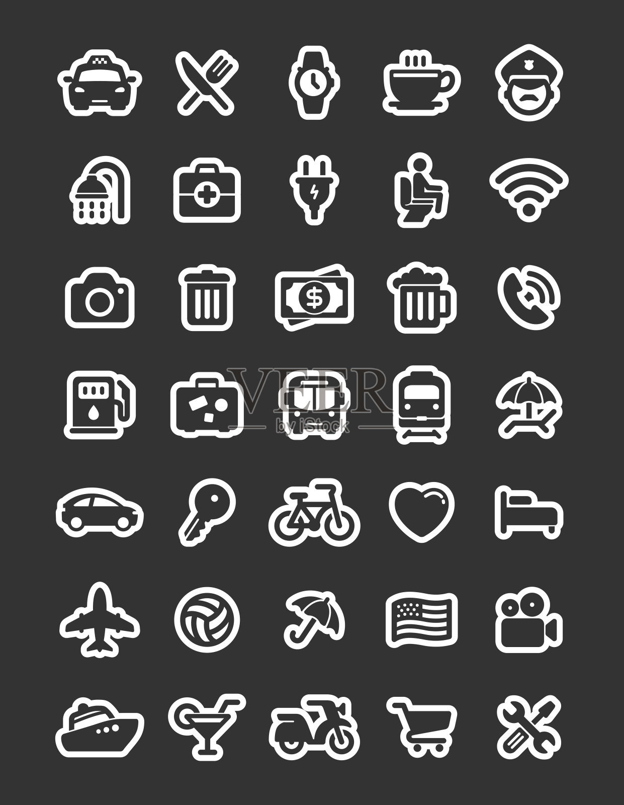 旅游的图标图标素材