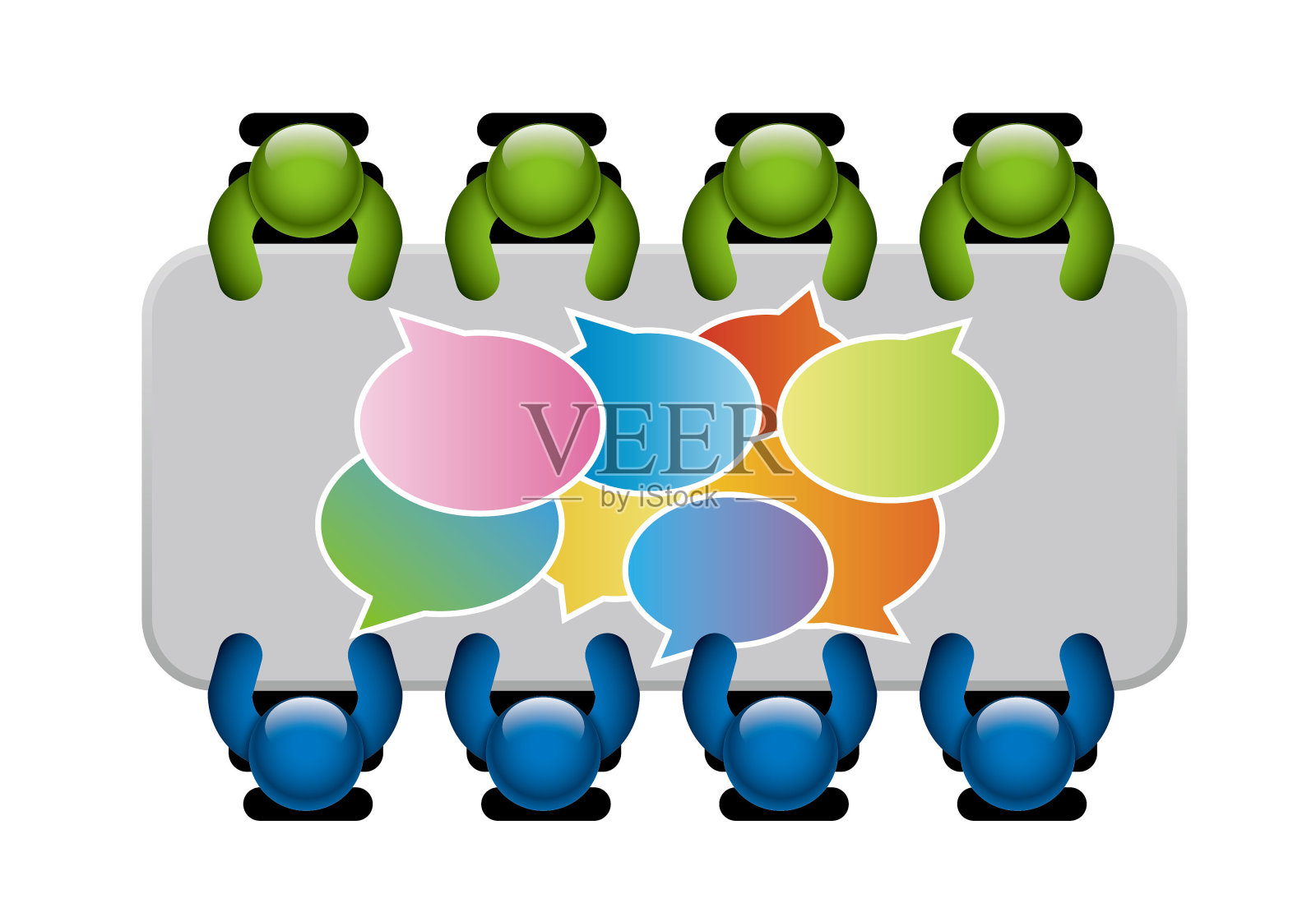 会议插画图片素材