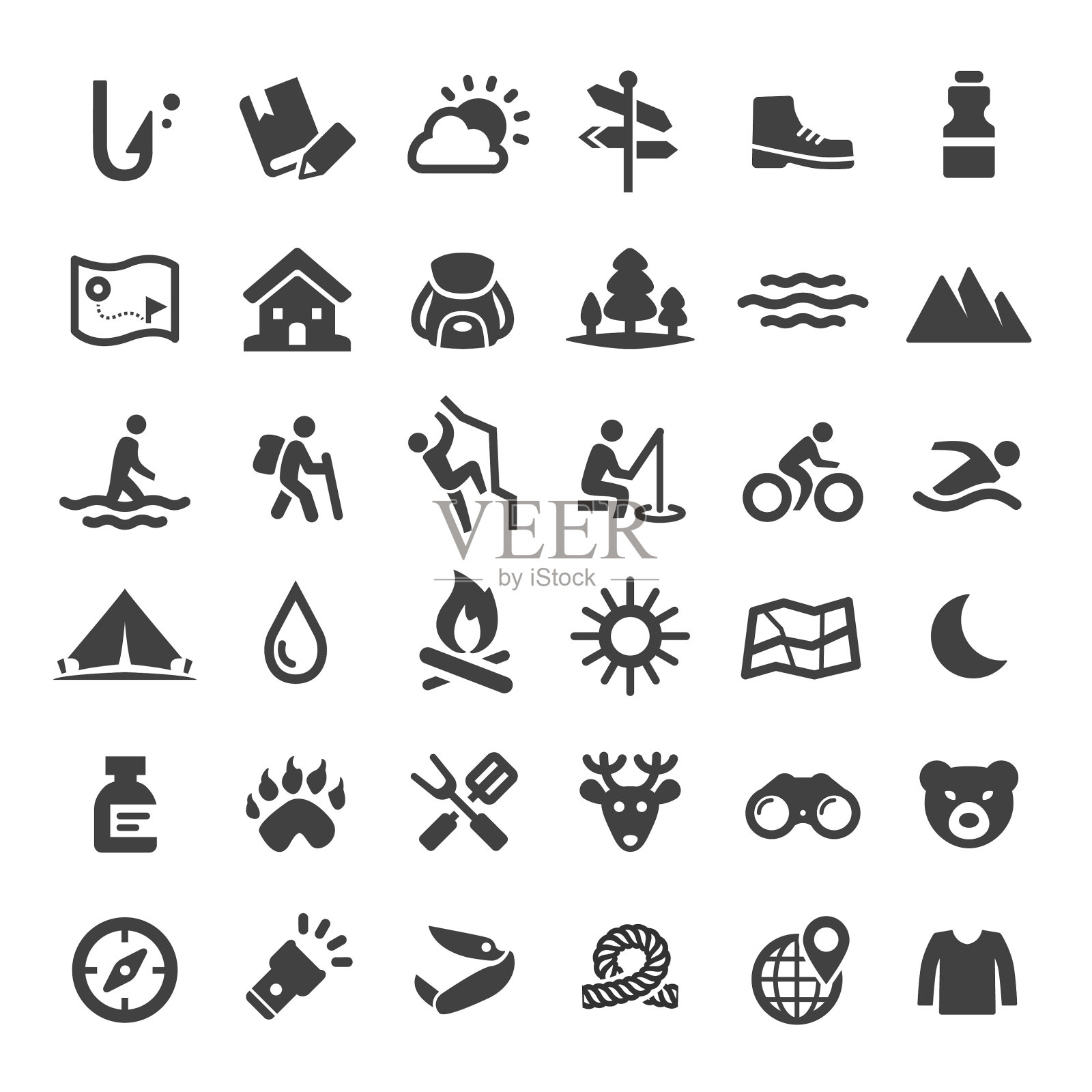 旅行和冒险图标-大系列图标素材