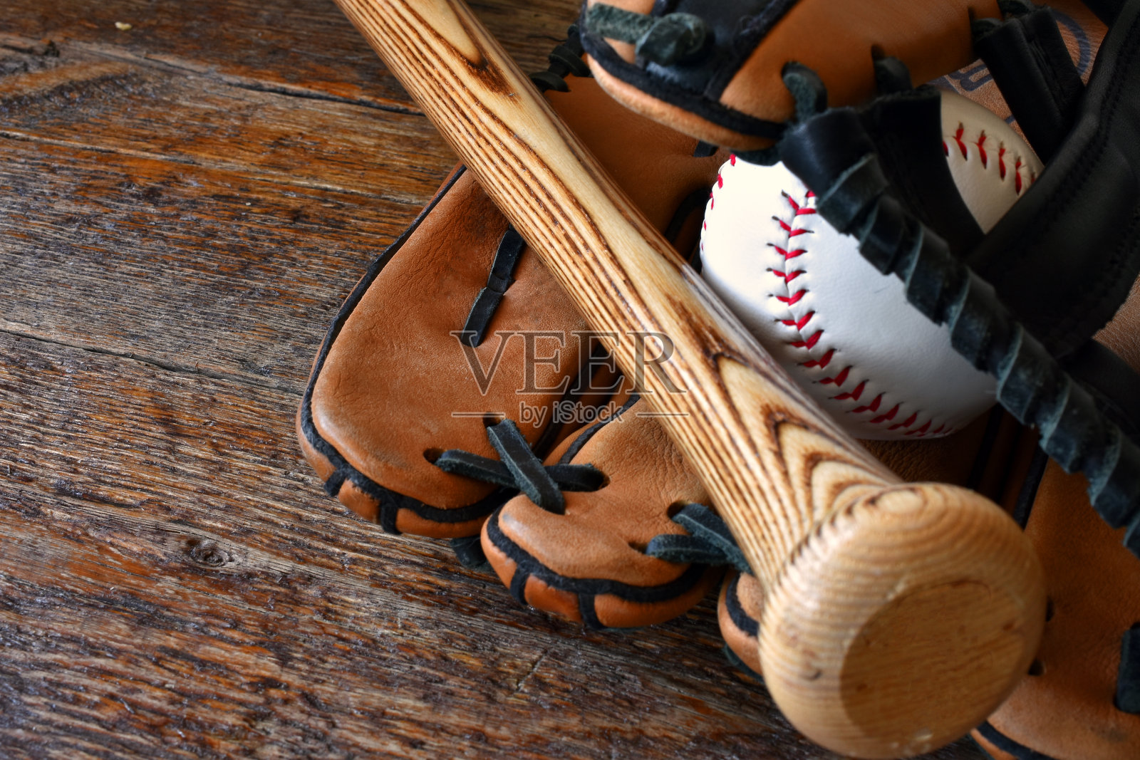 旧棒球设备照片摄影图片