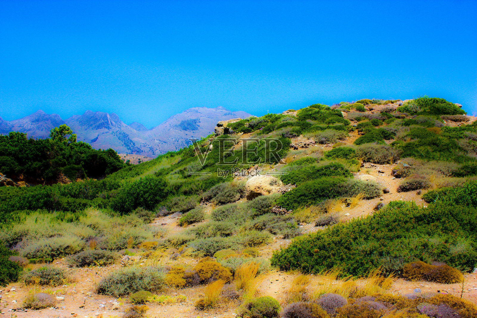 克里特岛的色彩照片摄影图片