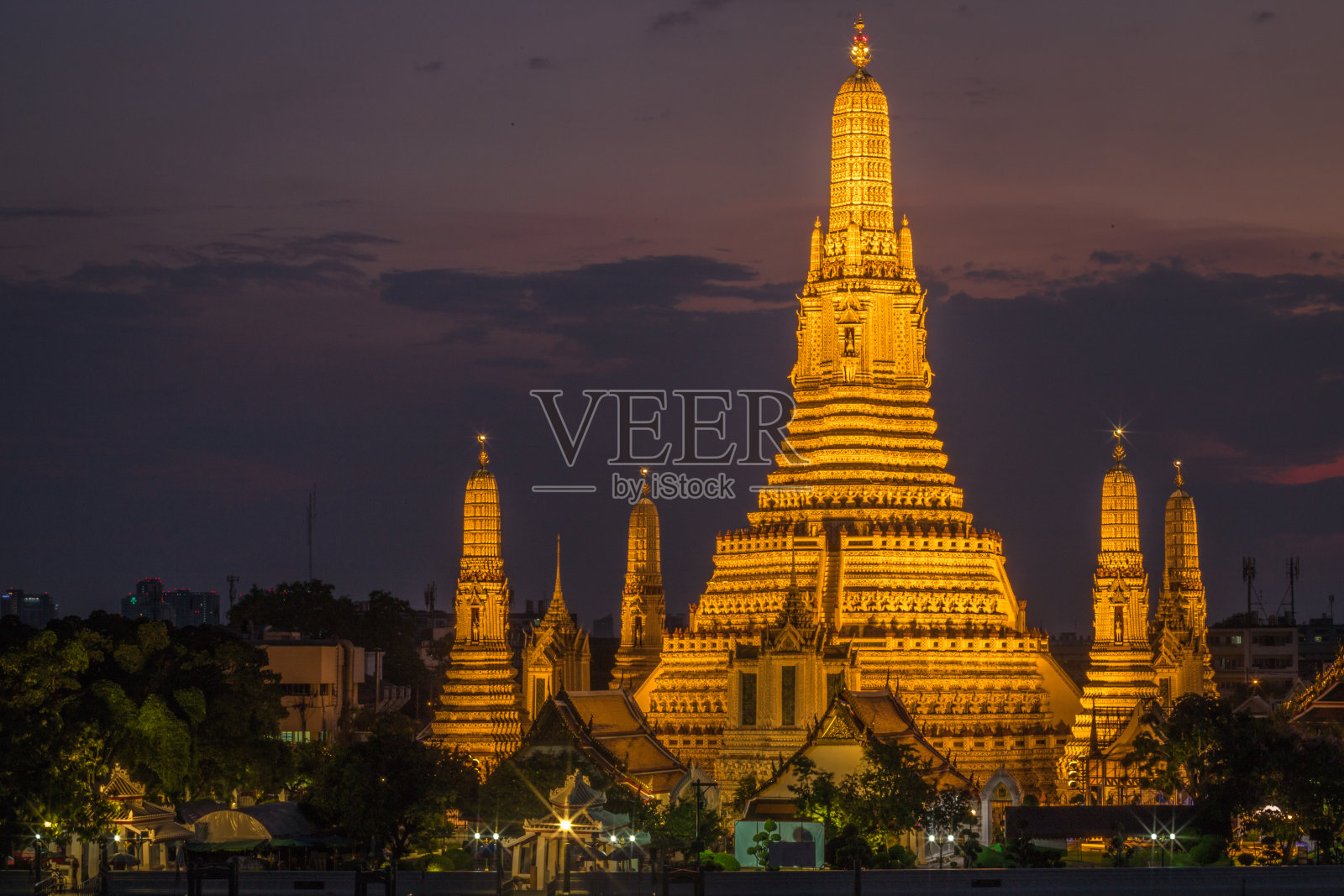 曼谷的黎明寺照片摄影图片