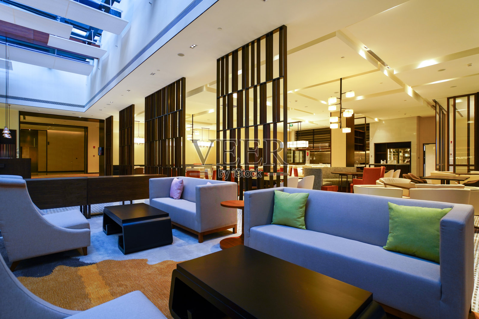 酒店大堂室内照片摄影图片
