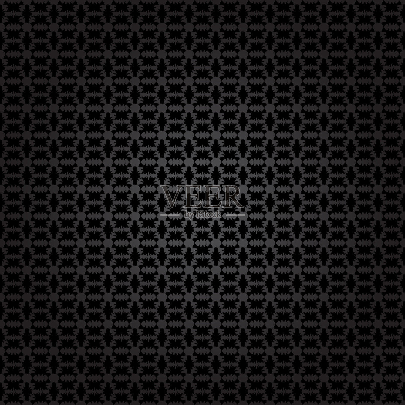矢量装饰背景，灰色网格上的黑色背景插画图片素材
