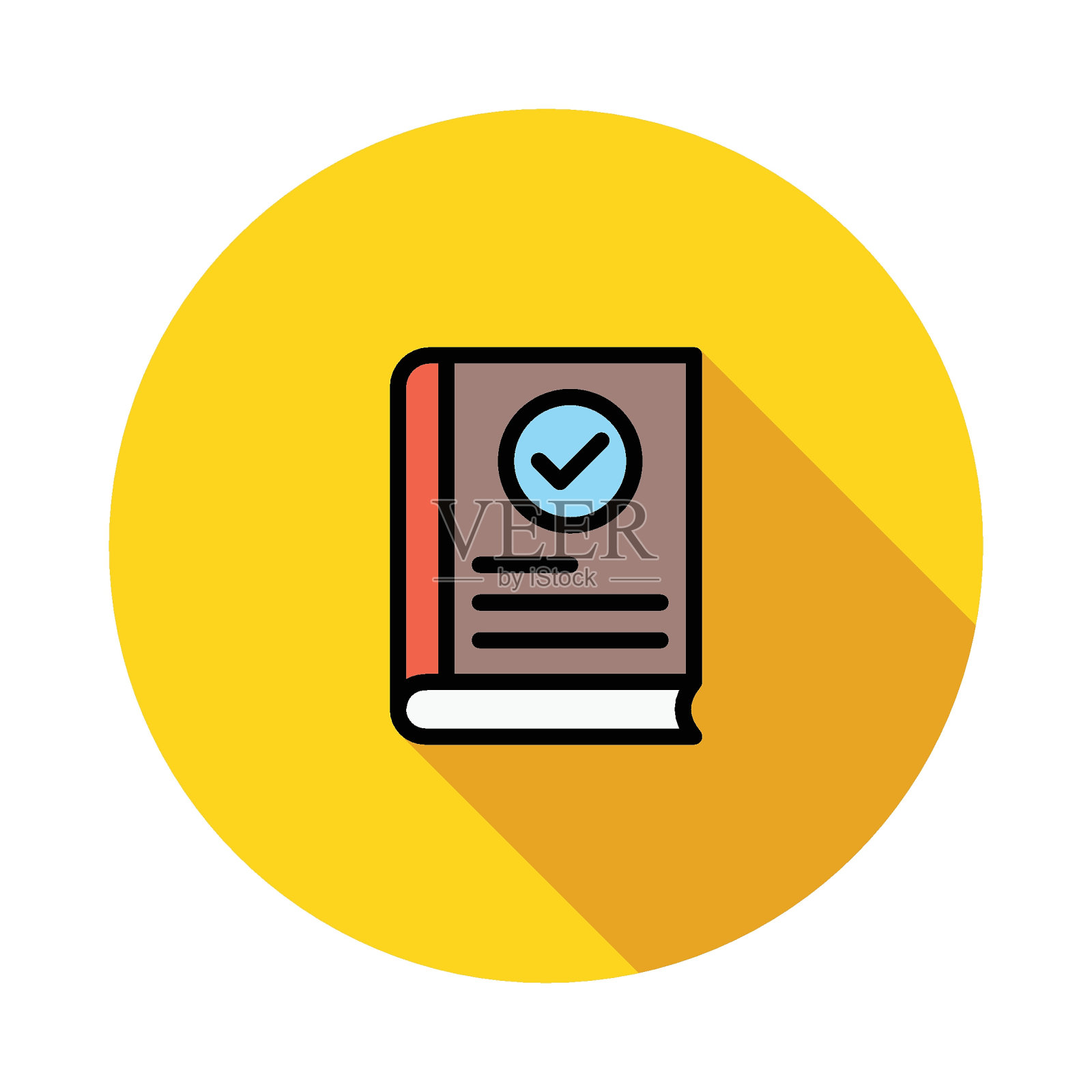 书马克插画图片素材