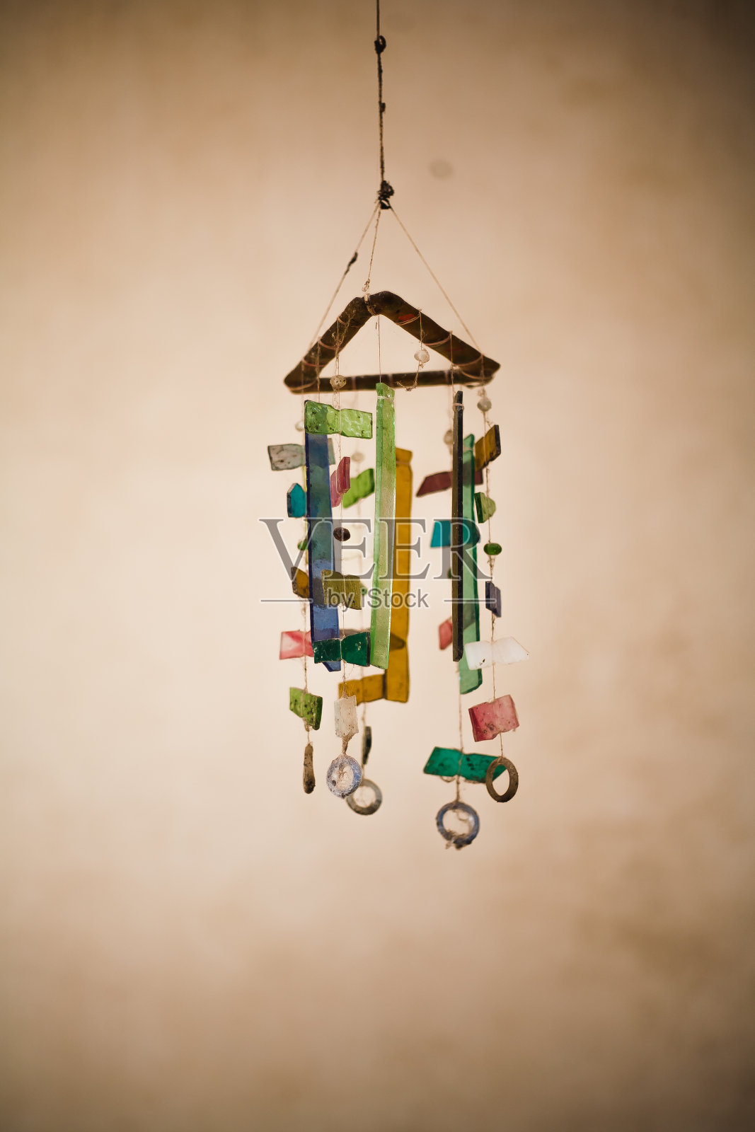 彩色水晶灯照片摄影图片