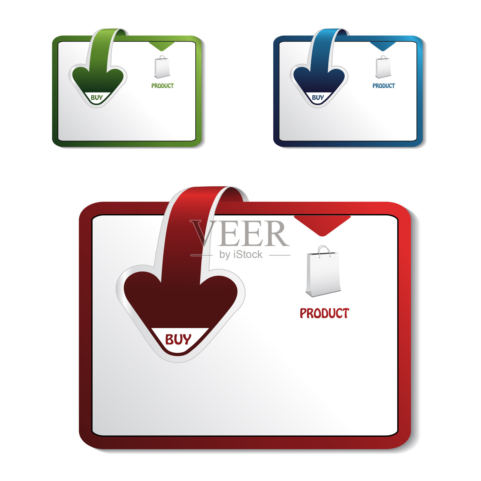 矢量购物横幅，价格标签插画图片素材