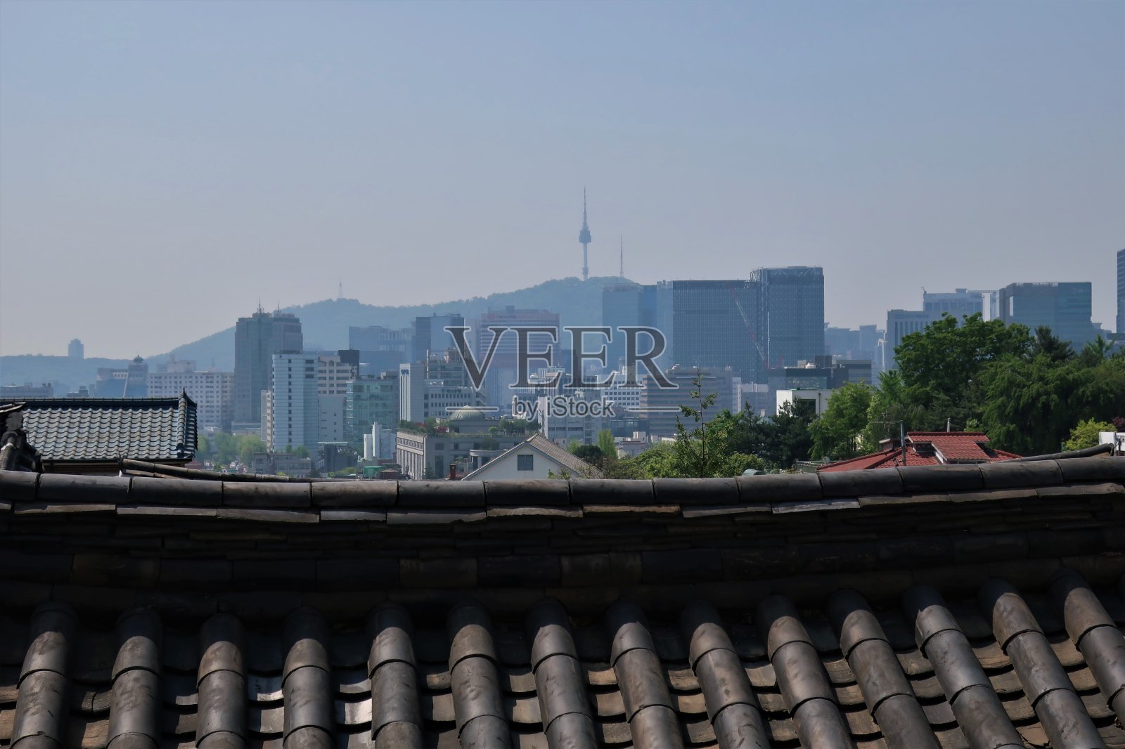 首尔北村韩屋村照片摄影图片