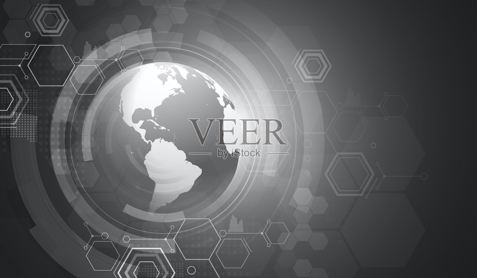 摘要全球背景插画图片素材