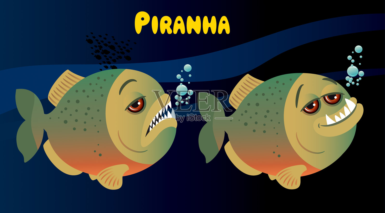 水虎鱼设计元素图片