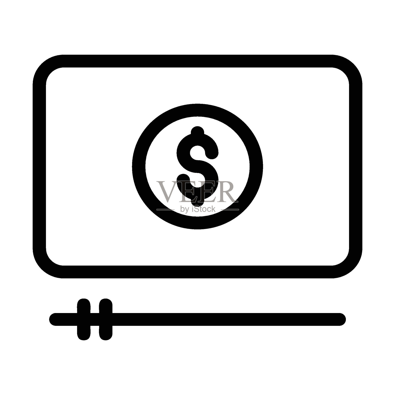 视频播放器插画图片素材