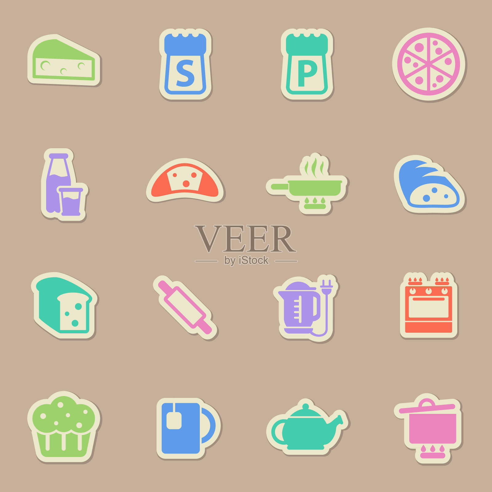 厨房图标设置图标素材