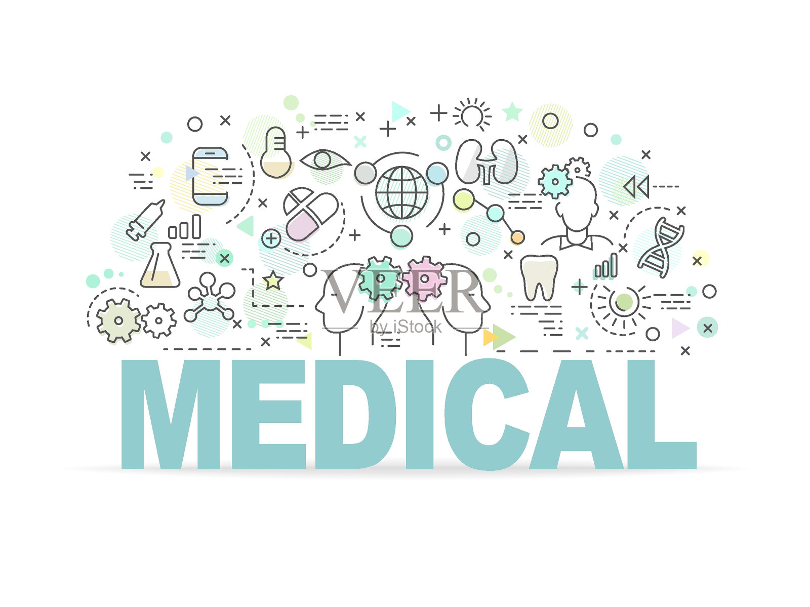 涂鸦的消息插画图片素材