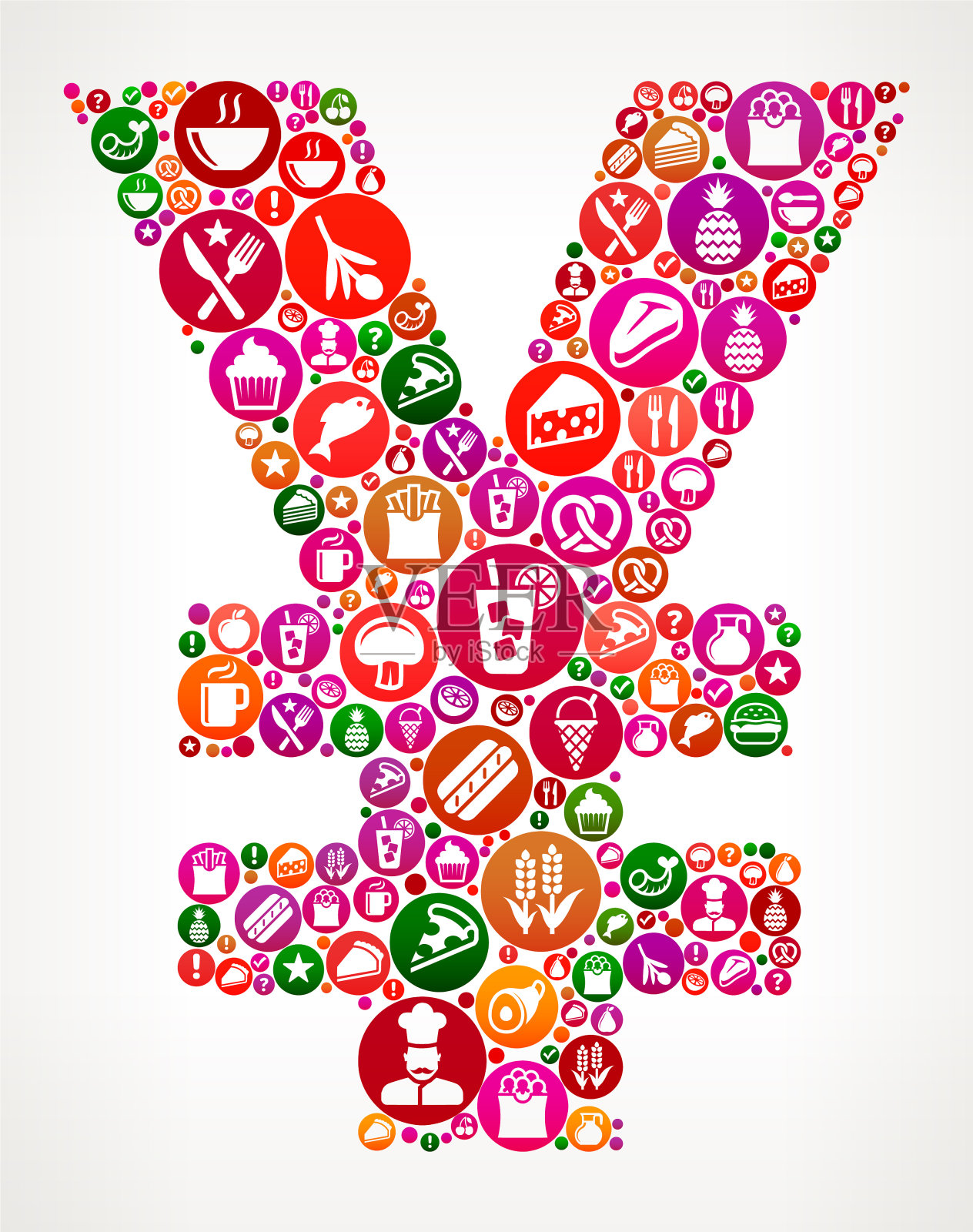 日元食物和饮食矢量图标背景插画图片素材