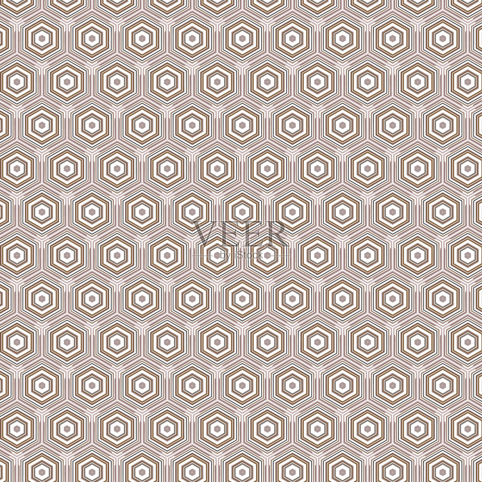 建设性的几何图案在深浅棕色的颜色插画图片素材