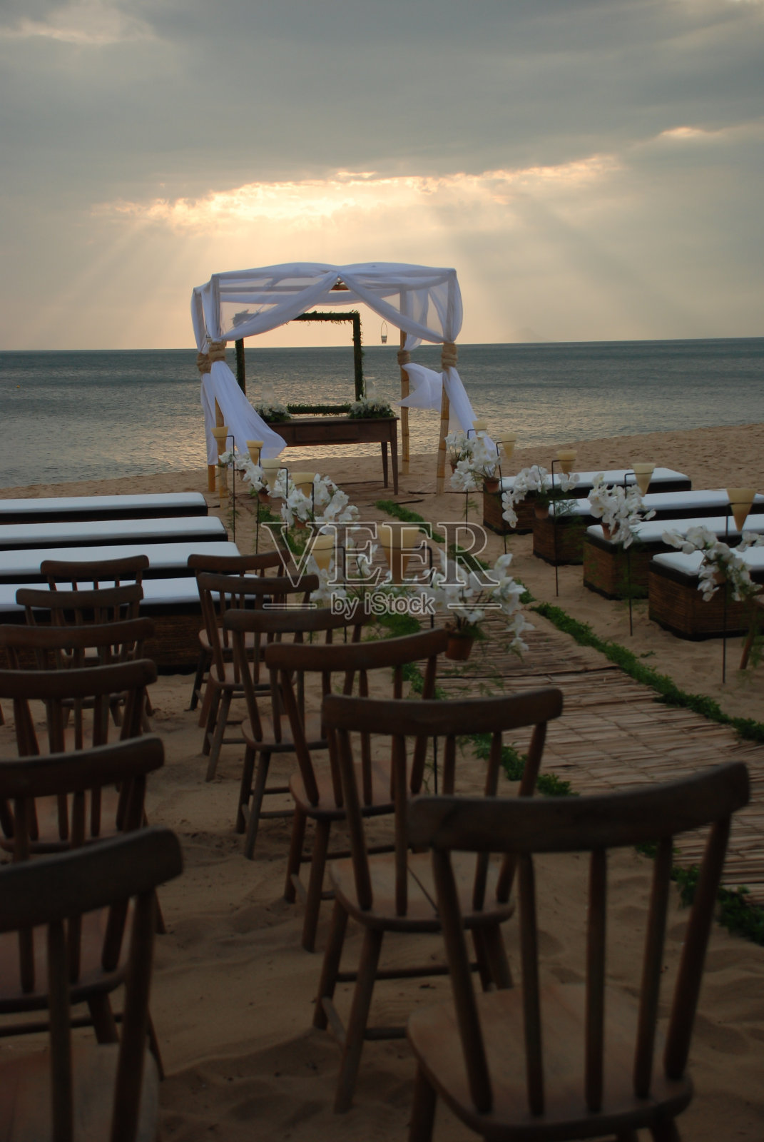 在Maresias婚礼。照片摄影图片