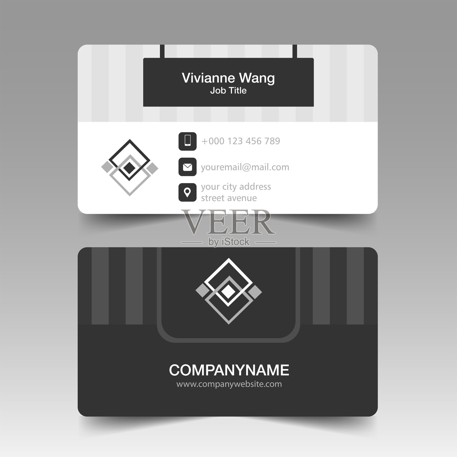 名片模板设计模板素材