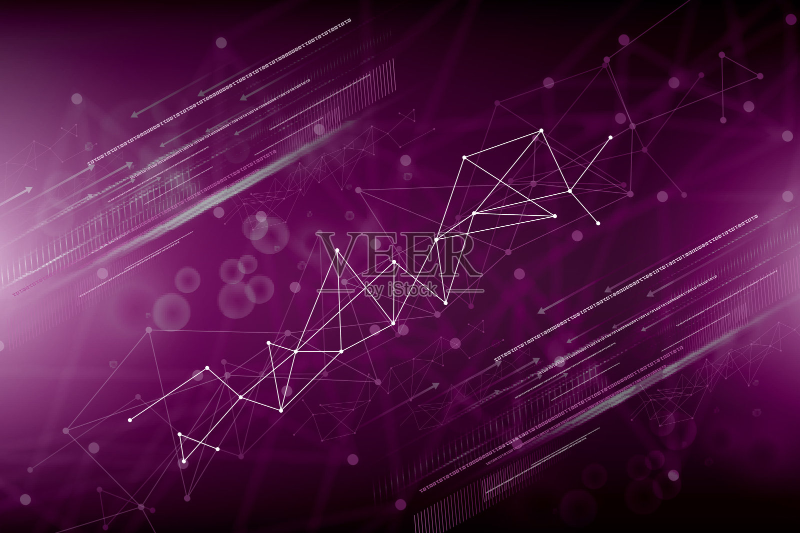 摘要技术领域数字电路模式创新理念插画图片素材