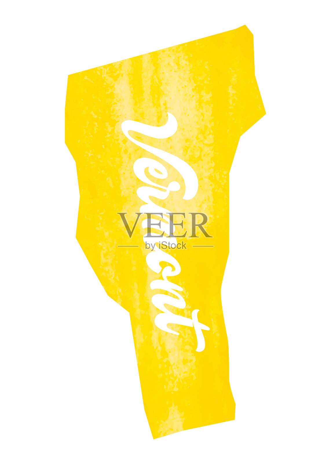 水彩佛蒙特州插画图片素材