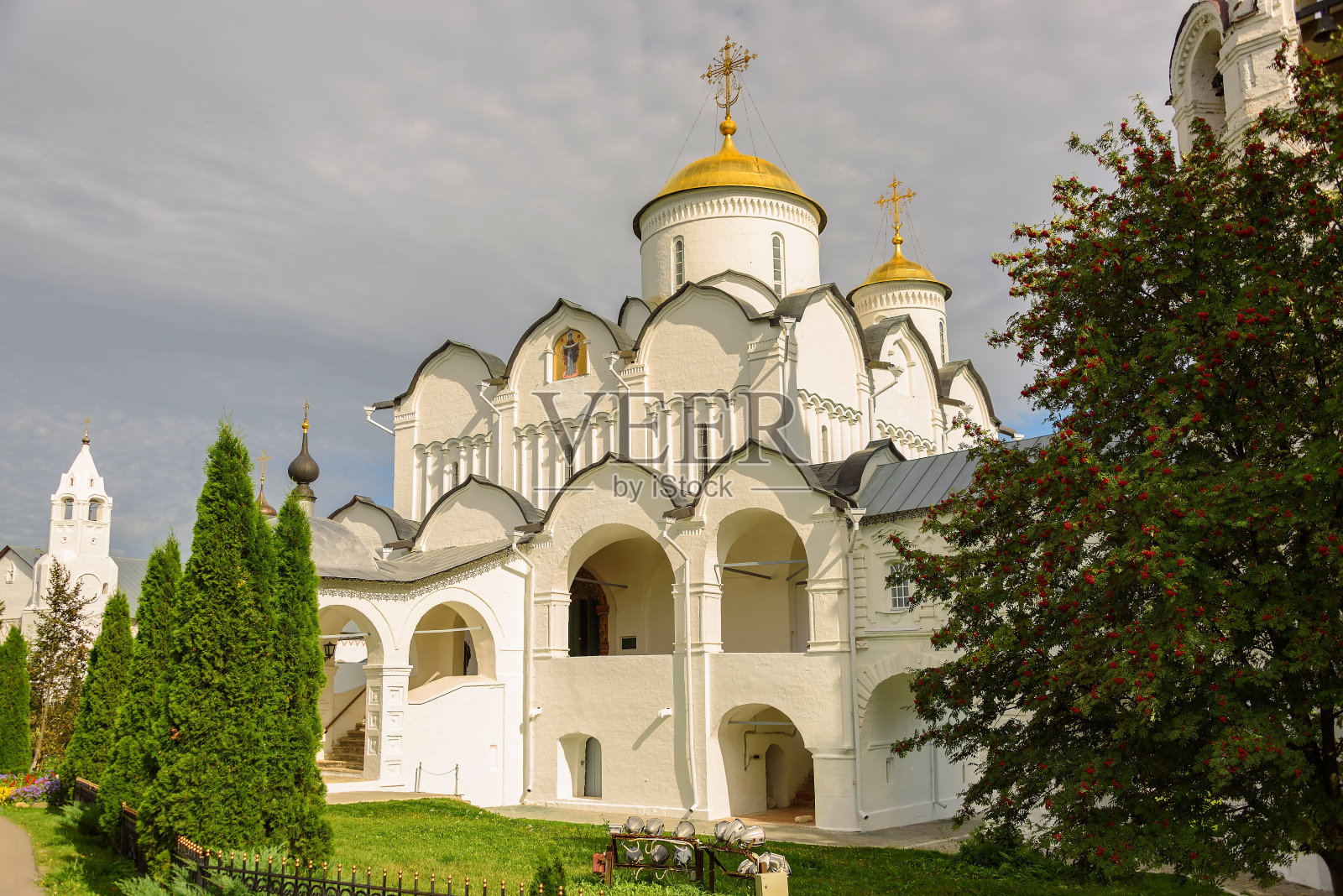 苏兹达尔的古教堂。俄罗斯的“金戒指”。俄罗斯的历史名胜和建筑。照片摄影图片