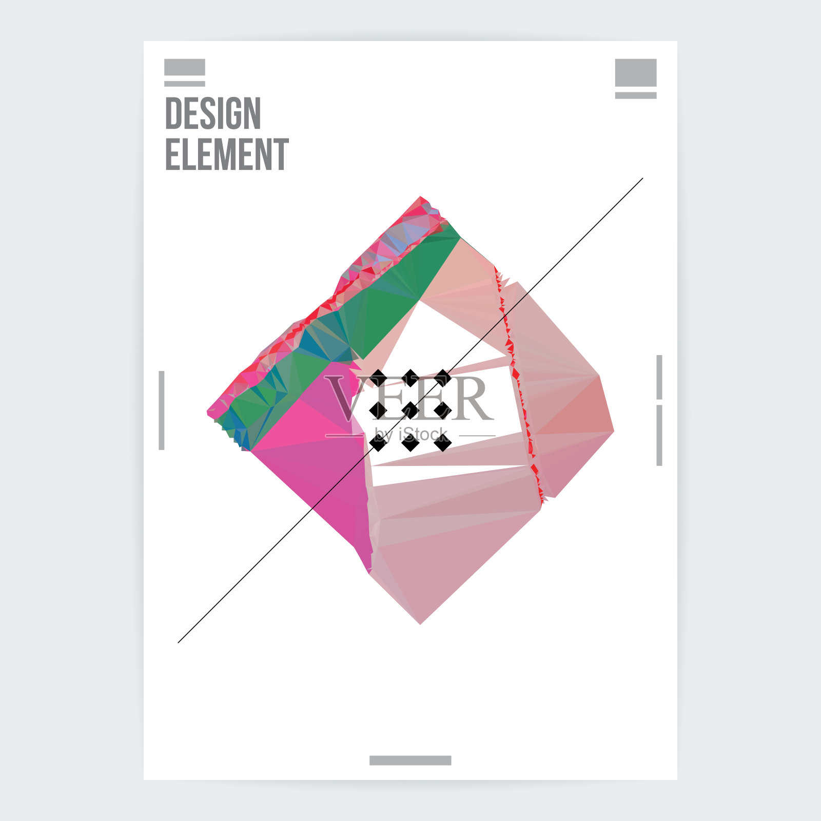 抽象扭曲形状图形设计布局模板插画图片素材