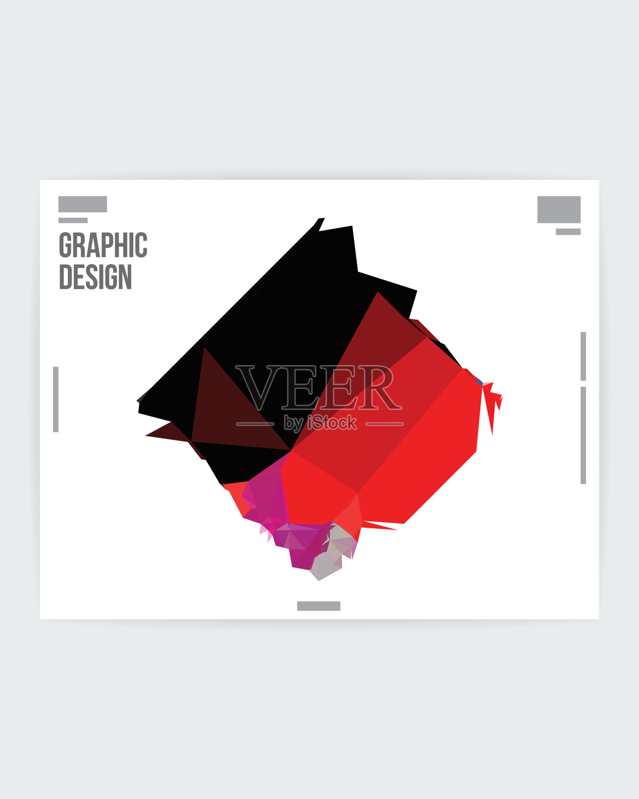 抽象几何形状图形设计海报布局模板插画图片素材